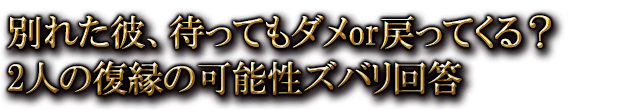 �̤줿�ࡢ�ԤäƤ����or��äƤ��롩 2�ͤ�����β�ǽ�����Х����