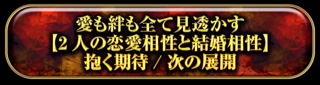 愛も絆も全て見透かす
【2人の恋愛相性と結婚相性】
抱く期待/次の展開